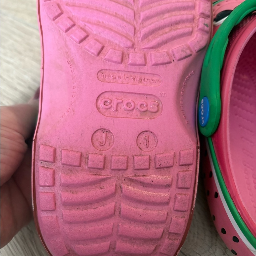 Crocs Kids J1-Limited Edition Jolly Rancher Watermelon - Picture 8 of 10